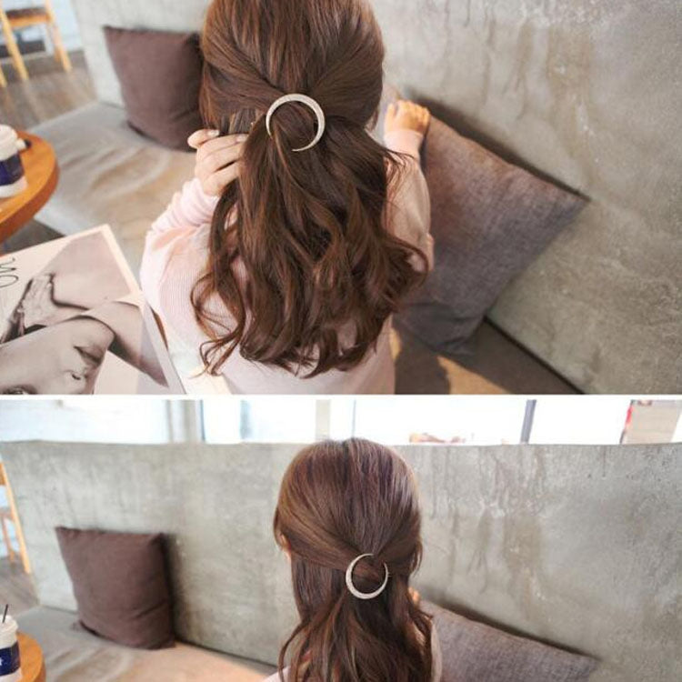 Star Moon Rhinestone Hair Clip Fashion Hair Accessories