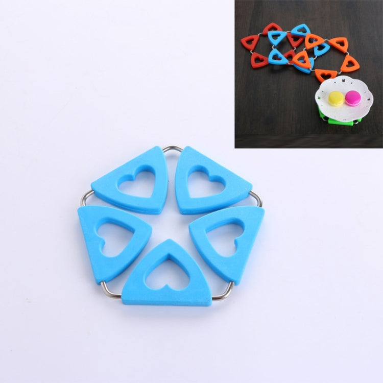 Silicone Insulation Mat Heart-shaped Place Mat Creative Pot Mat