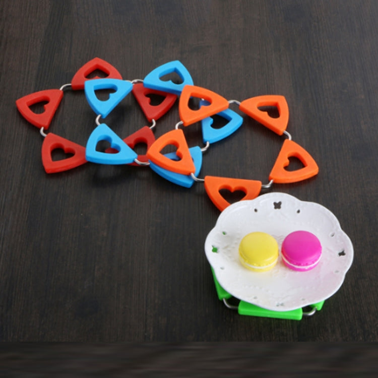 Silicone Insulation Mat Heart-shaped Place Mat Creative Pot Mat