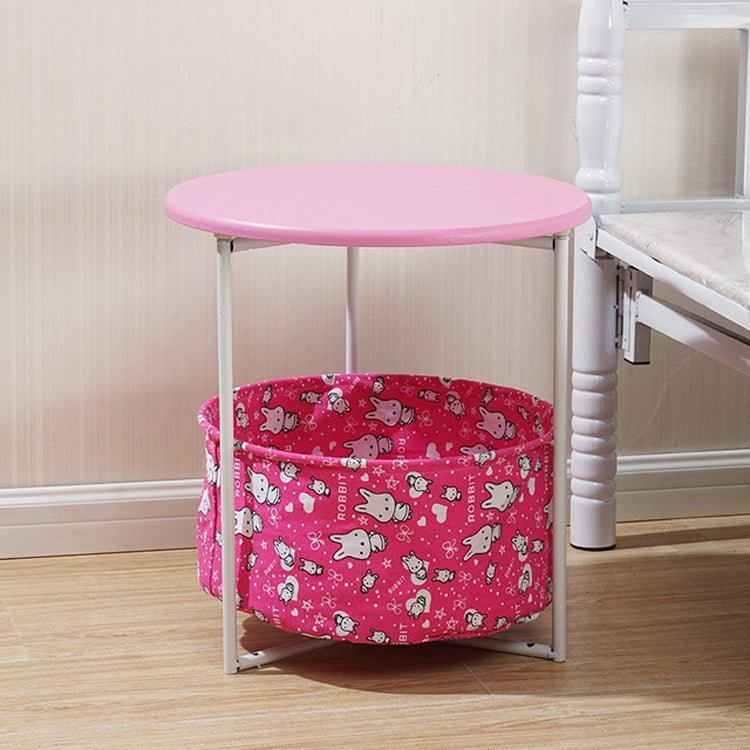 Sleek Minimalist Mini Round Sofa Corner Several Small Coffee Table Bedside Table Cabinet