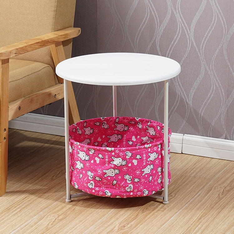Sleek Minimalist Mini Round Sofa Corner Several Small Coffee Table Bedside Table Cabinet