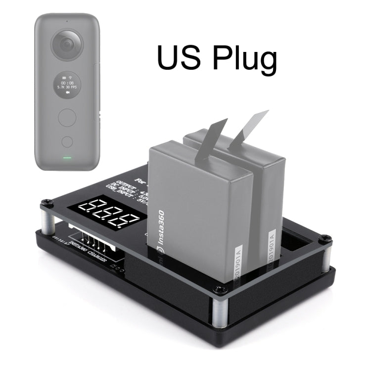 Micro USB Triple Battery Charger for Insta360 ONE X Panoramic Camera