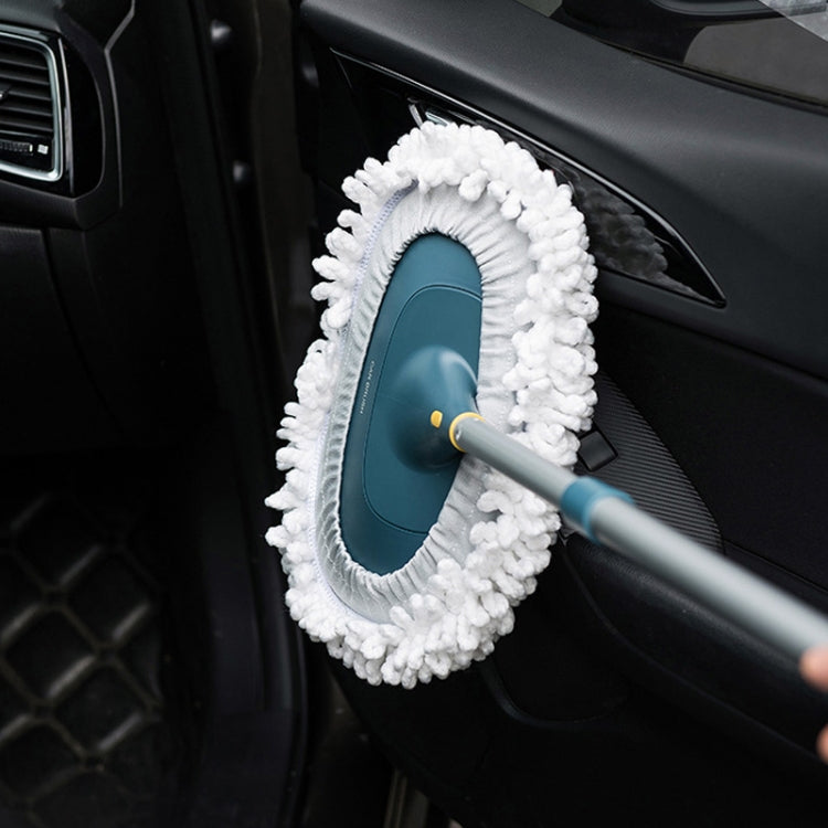Retractable Long Handle Car Wiping Artifact Soft Fur Car Brush for Dust-free Car