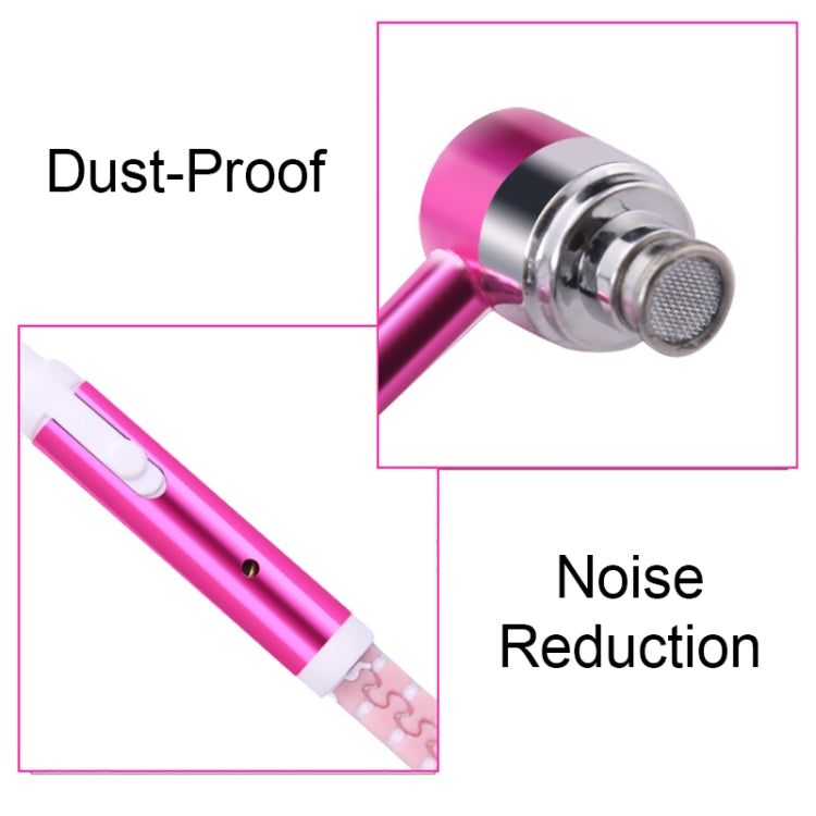 Glowing Zipper Sport Music Wired Earphones for 3.5mm Jack Phones