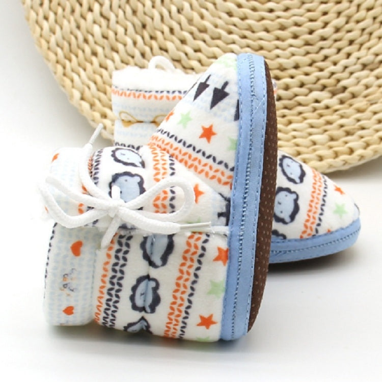 Baby Toddler  Shoes Thick Cotton Shoes Soft Bottom Warm High-top Children Shoes, Size:0-12 Month