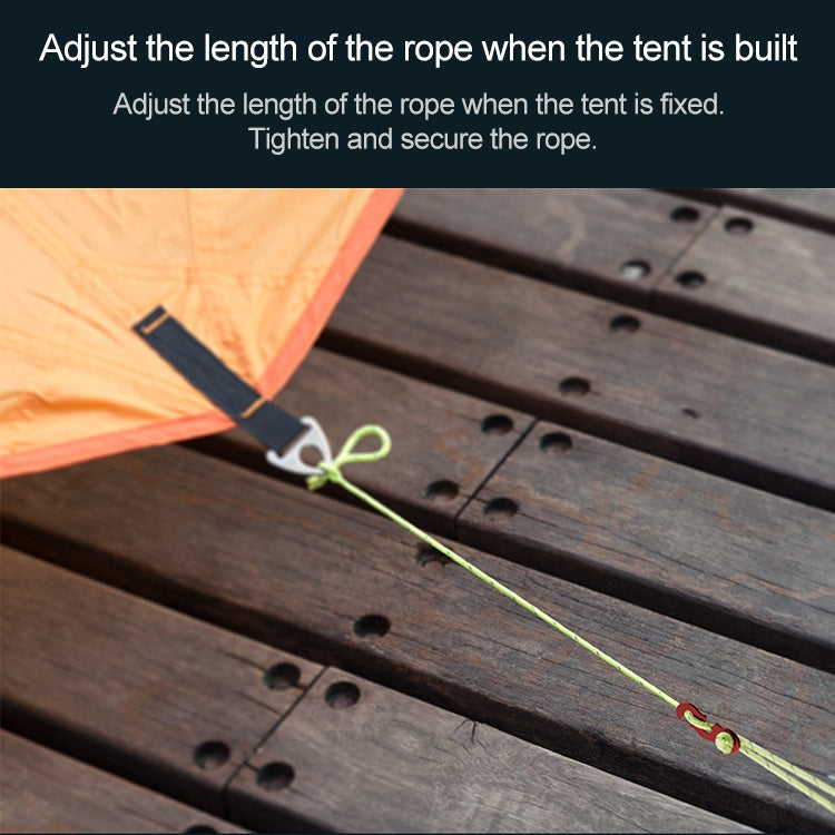 2 PCS Tent Wind Rope Adjust Buckle New Outdoor Camping Wind Rope Stopper Awning Wigwam Adjust Buckles Small Tent Accessories