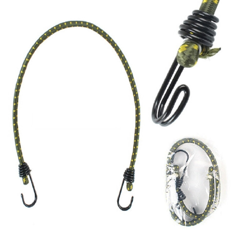 Outdoor Bundling Rope Elastic Tents Metal Buckle High Stretch Clothesline Camping Luggage Packing Hook