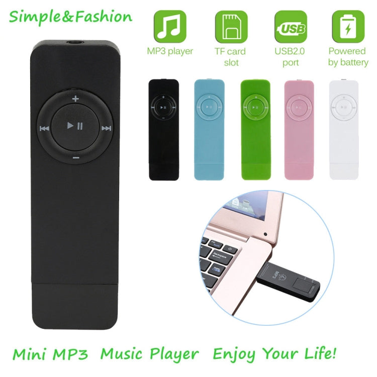 Fashionable Portable Long Sport Lossless Sound Music Media MP3 Player, Support Micro TF Card, Host Only, Memory Capacity:4GB