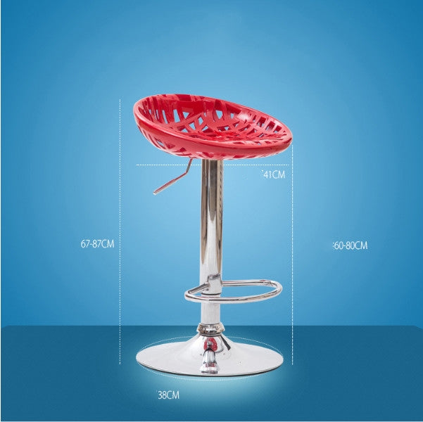 2 PCS European Style High Bar Stool Front Desk Lift Bar Chair