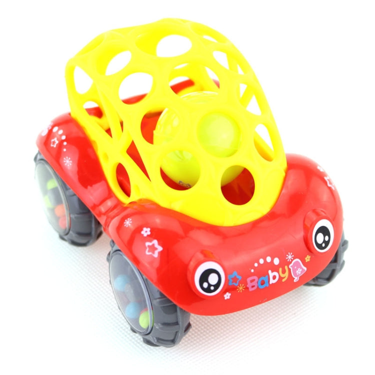 Baby Plastic Non-toxic Colorful Animals Hand Jingle Shaking Bell Car Rattles Toys Music Handbell for Kids