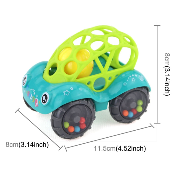Baby Plastic Non-toxic Colorful Animals Hand Jingle Shaking Bell Car Rattles Toys Music Handbell for Kids