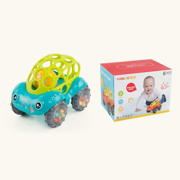 Baby Plastic Non-toxic Colorful Animals Hand Jingle Shaking Bell Car Rattles Toys Music Handbell for Kids