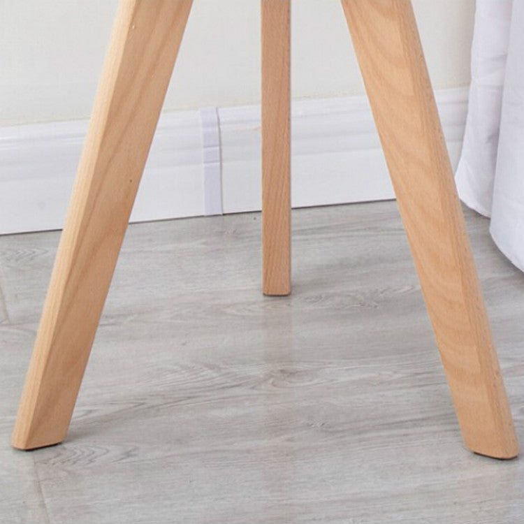 Small Apartment Small furniture Creative Leisure Solid Wood Balcony Coffee Tea Round Table, Size:Diameter: 50cm Height: 40cm