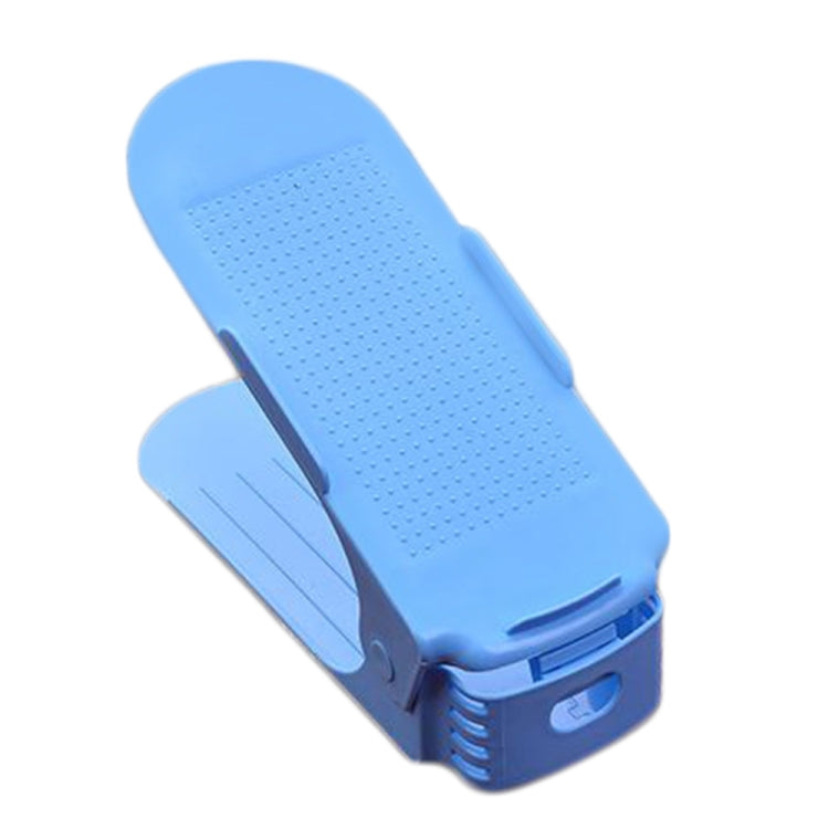 2 PCS  One-piece Double-layer Creative Shoe Rack Simple Clean Storage Shoe Rack(Random Color Delivery)