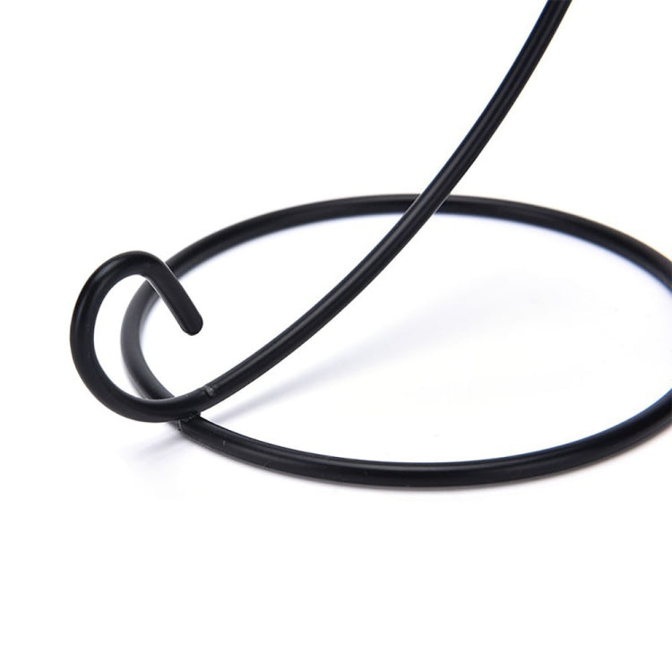 23CM Candlestick Wrought Iron Bracket Plant Hydroponic Vase Special Iron Wire Hook