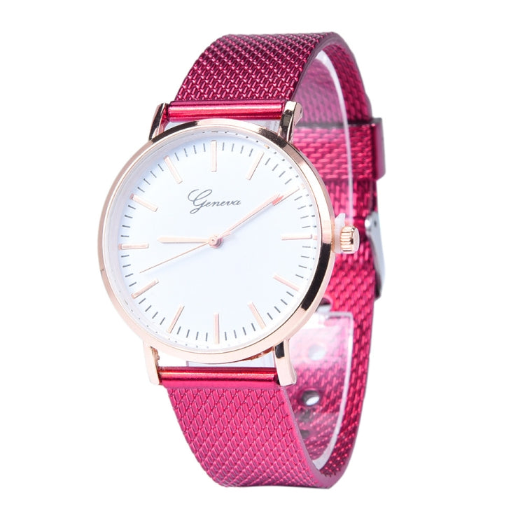 Quartz Silicone Wristband Watch for Women