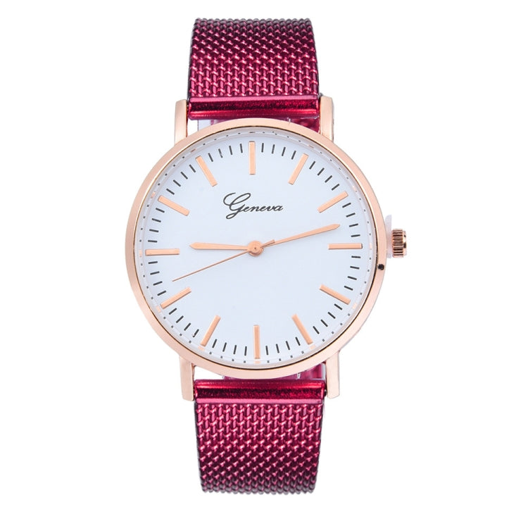 Quartz Silicone Wristband Watch for Women