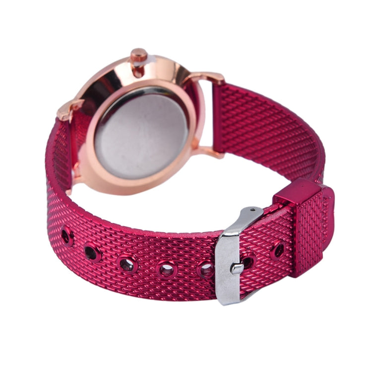 Quartz Silicone Wristband Watch for Women
