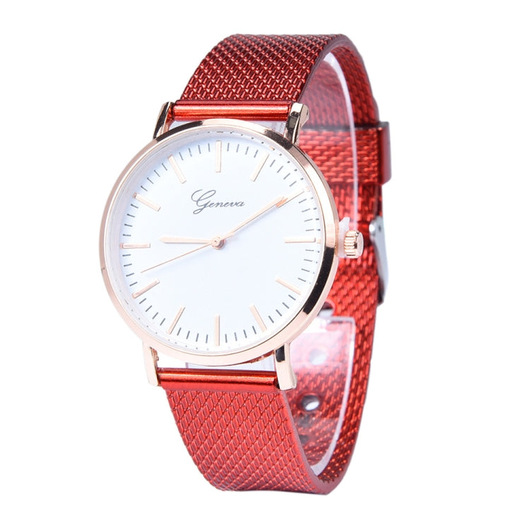 Quartz Silicone Wristband Watch for Women