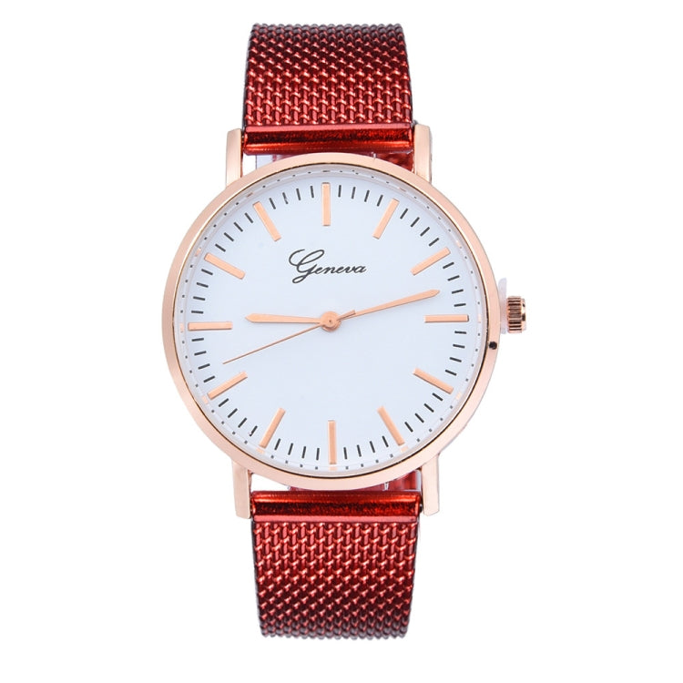 Quartz Silicone Wristband Watch for Women