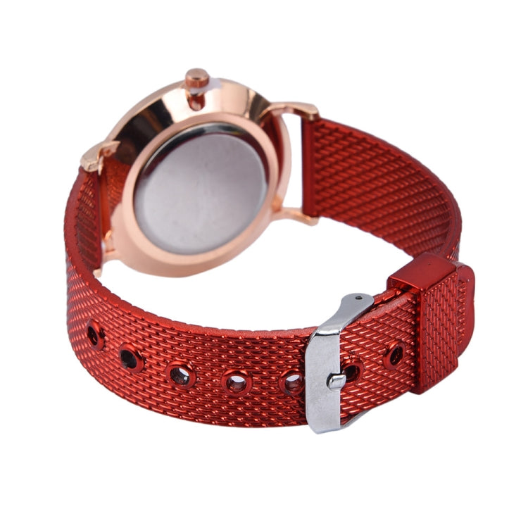 Quartz Silicone Wristband Watch for Women