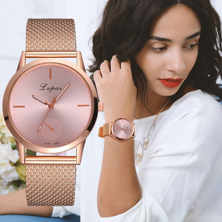 lvpai Ladies Simple Quartz Mesh Belt Watch