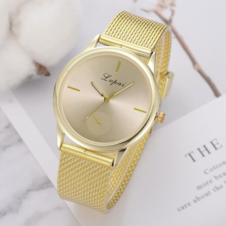 lvpai Ladies Simple Quartz Mesh Belt Watch