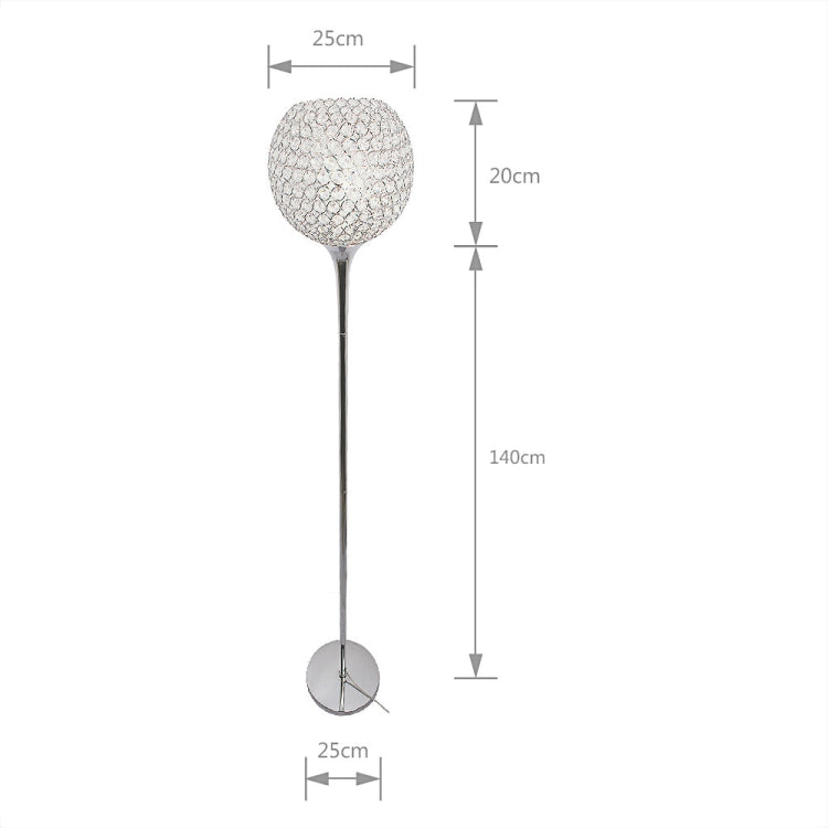 Modern Crystal Floor Lamp Interior Decorative Light