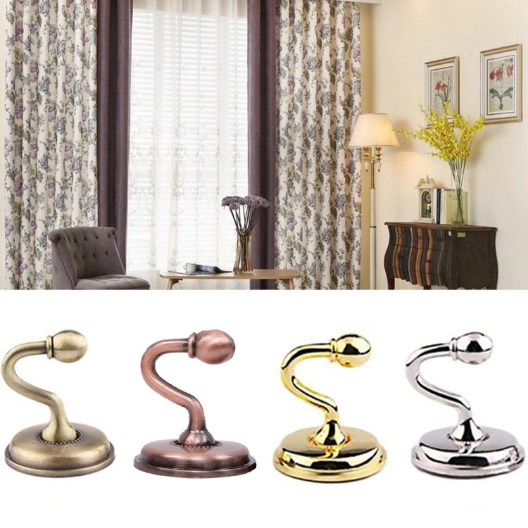 2 PCS Metal Curtain Holdback Wall Tie Back Hooks Hanger Holder Window Curtain Hooks