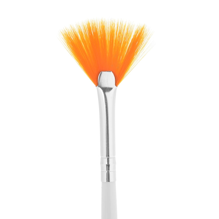 15 PCS Nylon Wool Wold Plated Copper Tube Silver Rod Hook Line Brush Set