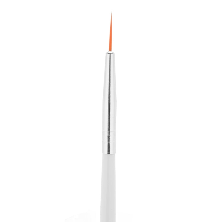 15 PCS Nylon Wool Wold Plated Copper Tube Silver Rod Hook Line Brush Set