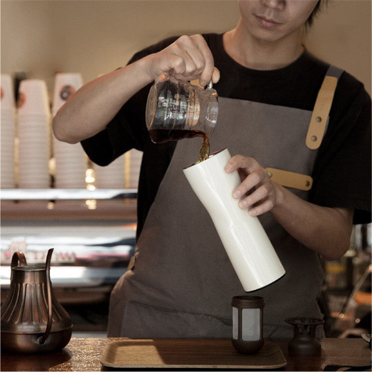 Intelligent Temperature Display 304 Stainless Steel Mug Coffee Cup (Purple)