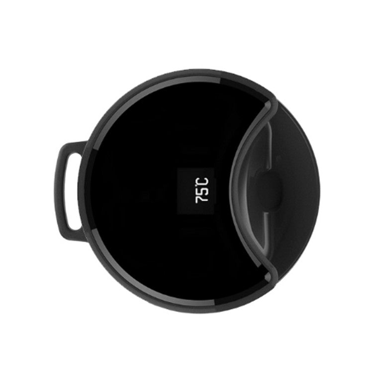 Intelligent Temperature Display 304 Stainless Steel Mug Coffee Cup (White)