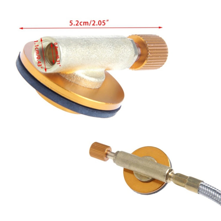 Outdoor Gas Stove Flat Air Valve Pipe Fittings Camping Flat Gas Tank Inflatable Valve