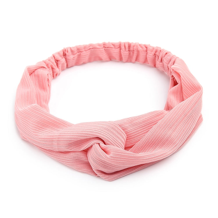 5 PCS Retro Floral Printed Ladies Classic Cross Hair Bands