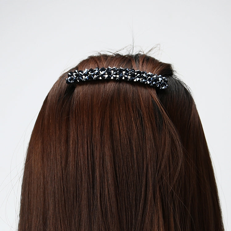 Fashion Girls Headwear Crystal Rhinestone Elastic Hair Clip Hair Accessories