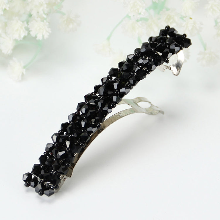 Fashion Girls Headwear Crystal Rhinestone Elastic Hair Clip Hair Accessories