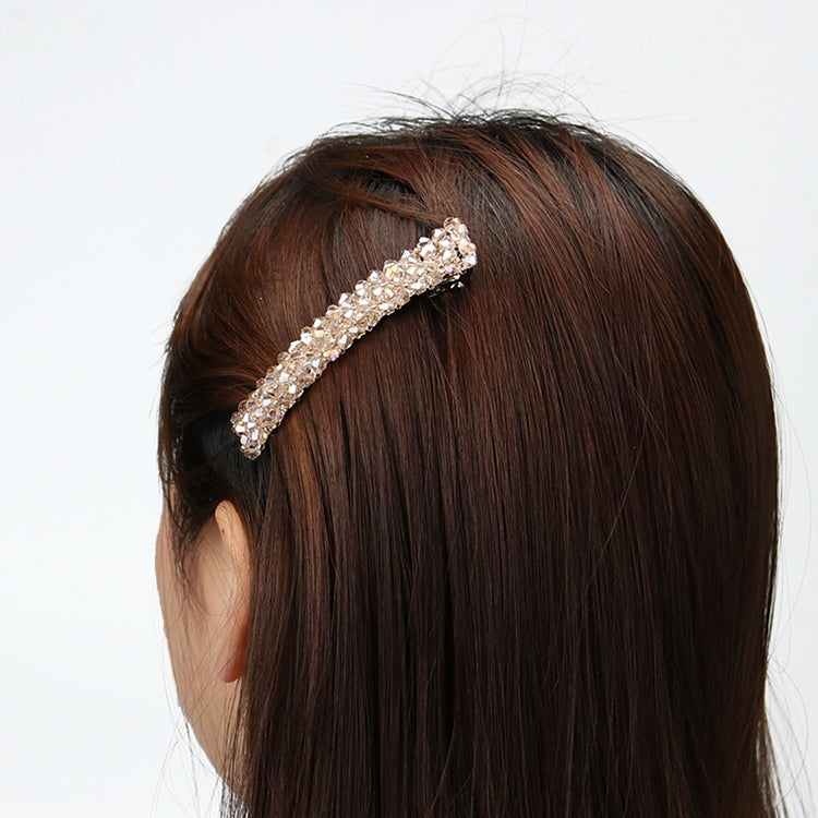 Fashion Girls Headwear Crystal Rhinestone Elastic Hair Clip Hair Accessories