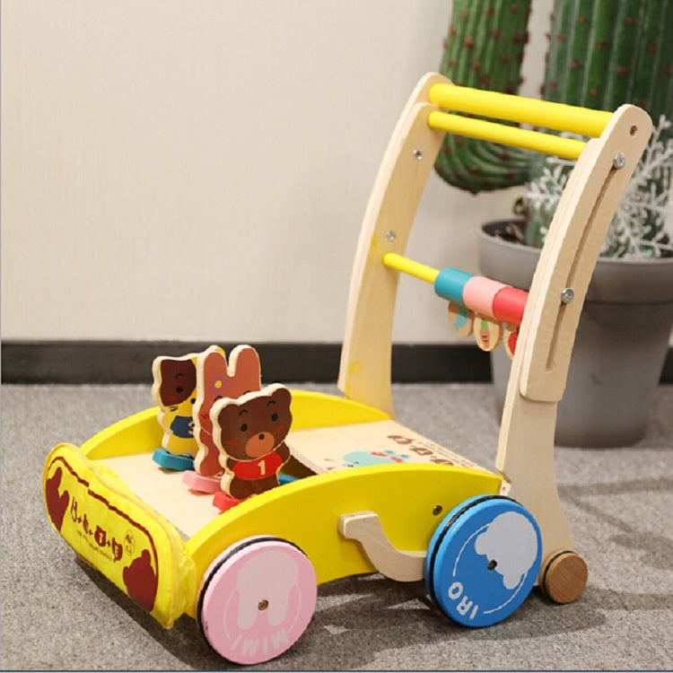 Baby Walker Car Multi-function with Music Folding Rollover 7-18 Months Child Walker