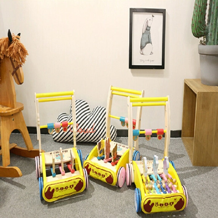 Baby Walker Car Multi-function with Music Folding Rollover 7-18 Months Child Walker