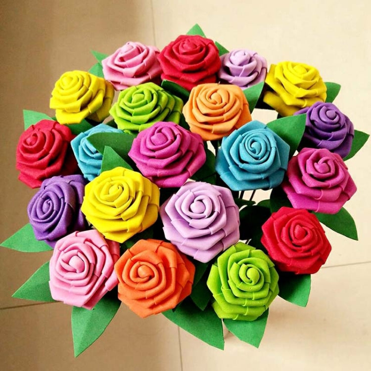 2 PCS Children's Handmade Foam Colored Paper Sponge Paper Rose Making Material, Size:50Ã—50cm