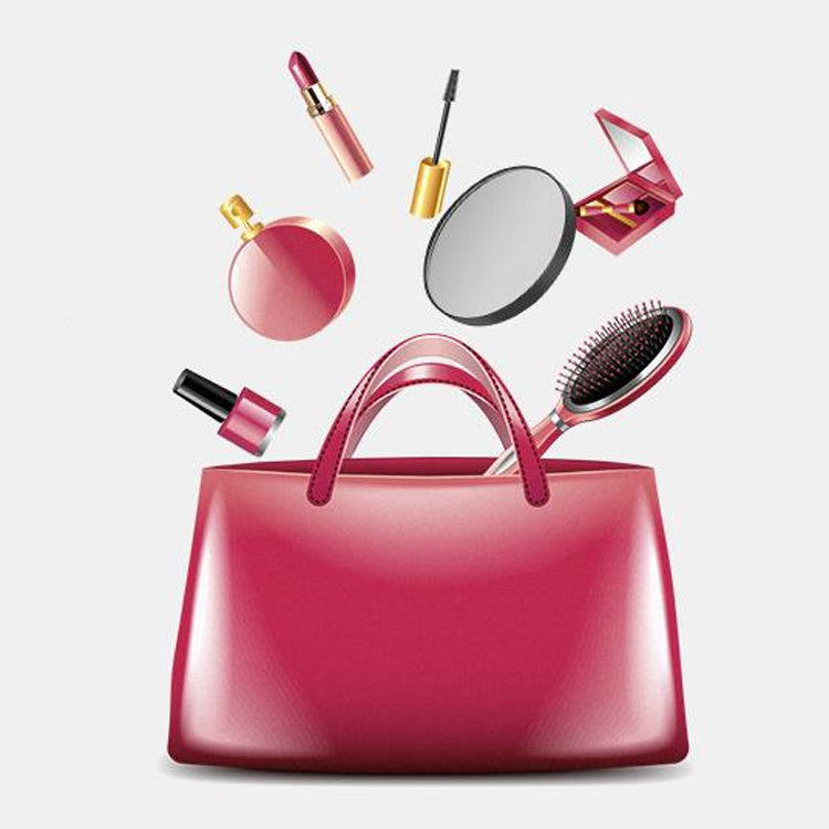 Magnification Small Round Mirror with Suction Cup Makeup Mirror 8.8cm Magnification Makeup Mirror, Model:Black Ten Times