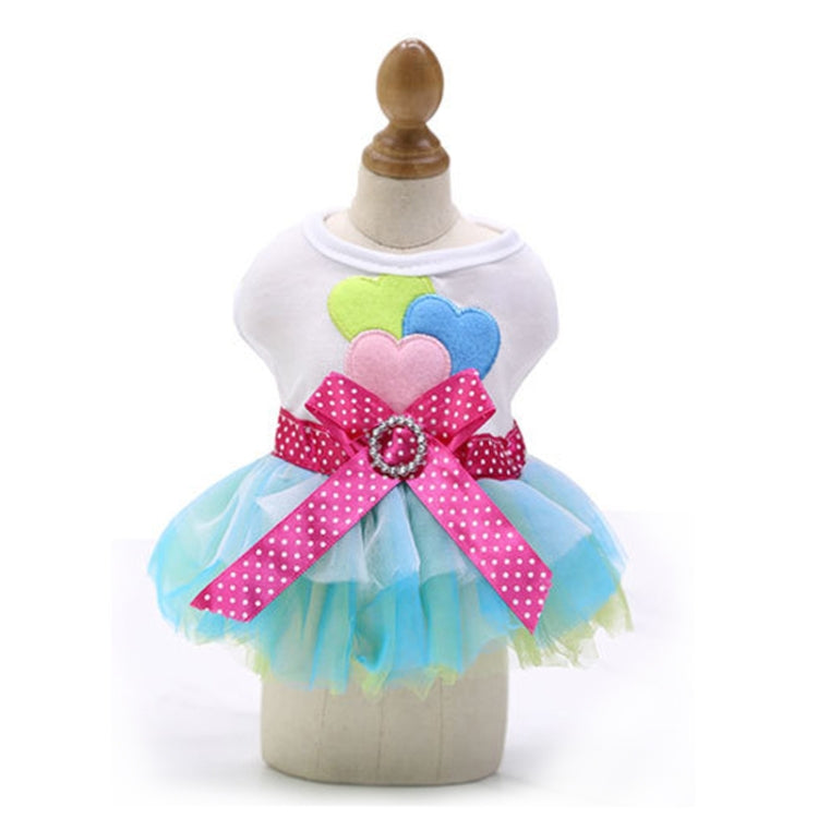 Dog Clothes Dress Lace Princess Chihuahua Pet Clothing, Size:S