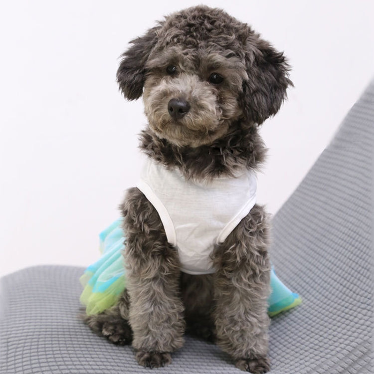 Dog Clothes Dress Lace Princess Chihuahua Pet Clothing, Size:L