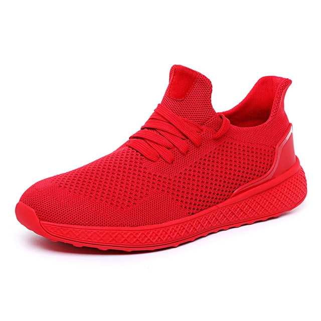 Flying Mesh Sports Shoes Casual Lightweight Running Shoes for Men, Size:48
