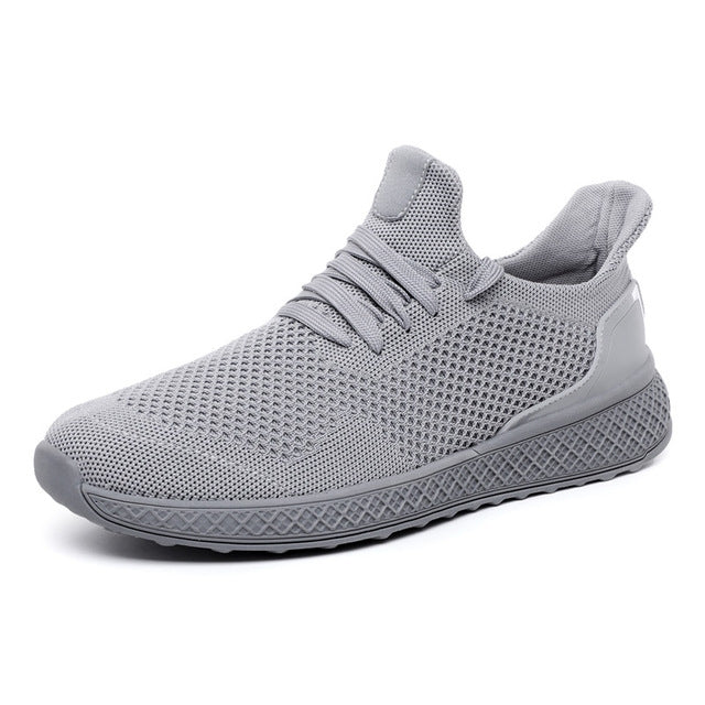 Flying Mesh Sports Shoes Casual Lightweight Running Shoes for Men, Size:48