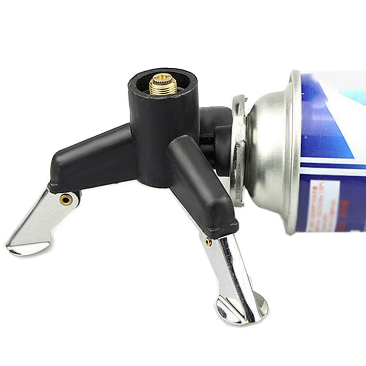 2 PCS Outdoor Camping Accessories Gas Tank Burner Triangle Conversion Head