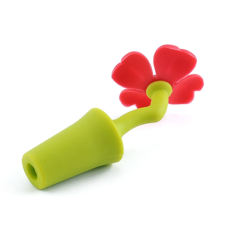 3 PCS Creative Wine Drink Preservation Stopper Flower Silicone Wine Stopper