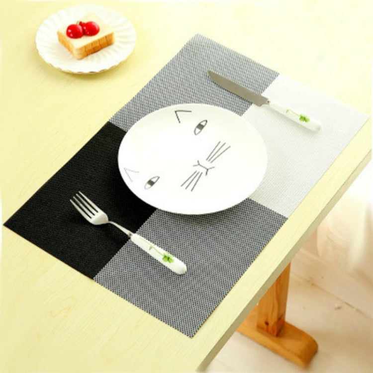 2 PCS PVC Dining Table Placemat Europe Style Kitchen Tool Tableware Pad Coaster Coffee Tea Place Mat