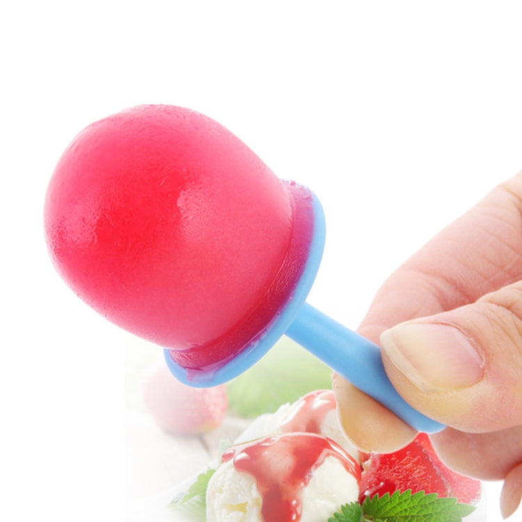 Mini DIY Creative Popsicle Mould Environmentally Friendly Silicone Ice Cube Ice Cream Mould, Style:Triangle
